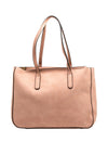 Zen Collection Studded Large Shopper Bag, Rose Pink