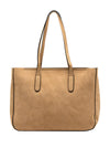 Zen Collection Studded Large Shopper Bag, Taupe