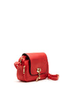 Zen Collection Turn-Lock Crossbody Bag, Red