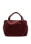 Zen Collection Hobo Style Small Grab Bag, Bordeaux