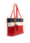Zen Collection Colour Block Large Tote Bag, Red