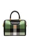 Zen Collection Check Print Medium Grab Bag, Green