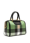 Zen Collection Check Print Medium Grab Bag, Green