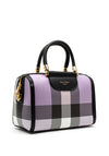 Zen Collection Check Print Medium Grab Bag, Purple