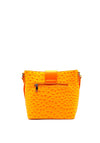 Zen Collection Twist Lock Small Crossbody Bag, Neon Orange
