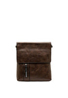 Zen Collection Satchel Medium Crossbody Bag, Brown