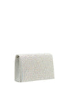 Zen Collection Gem Glitter Clutch Bag, Silver