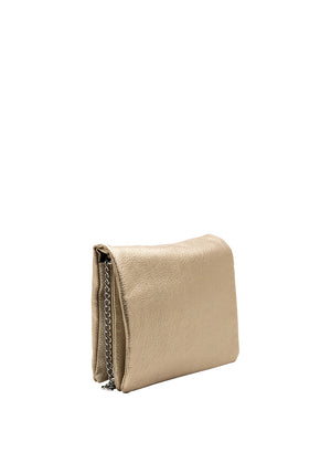 Zen Collection Metallic Small Crossbody Bag, Gold