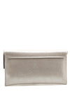 Pomares Shimmer Clutch Bag, Silver