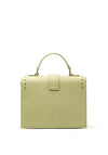 Zen Collection Small Studded Shoulder Bag, Light Green