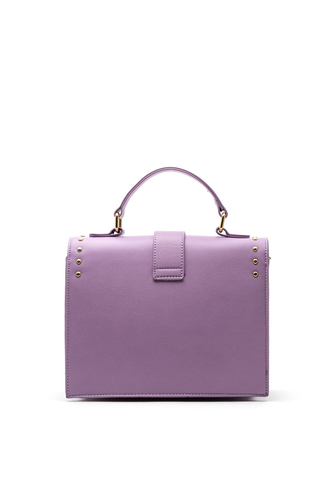 Zen Collection Small Studded Shoulder Bag, Purple