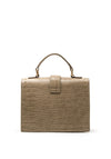 Zen Collection Small Studded Shoulder Bag, Taupe