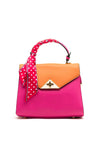 Zen Collection Colour Block Grab Bag, Rose Pink