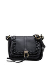 Zen Collection Plait Detail Crossbody Bag, Black