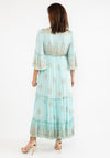 Seventy1 One Size Embellished Smock Maxi Dress, Duck Egg