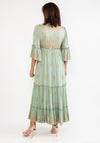 Seventy1 One Size Embellished Smock Maxi Dress, Green
