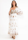 Seventy1 One Size Embellished Smock Maxi Dress, White