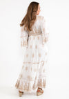 Seventy1 One Size Embellished Smock Maxi Dress, White