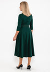 Seventy1 A-Line Midi Dress, Forest Green