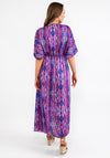 Seventy1 One Size Dome Waist Satin Maxi Dress, Purple