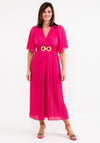 Seventy1 One Size Pleated Chiffon Jumpsuit, Pink