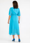Seventy1 One Size Pleated Chiffon Dress, Blue