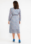 Seventy1 One Size Printed Midi Dress, Blue Multi