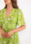 Seventy1 One Size Chiffon Mini Dress, Green