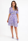 Seventy1 One Size Chiffon Mini Dress, Lilac