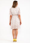Seventy1 One Size Chiffon Mini Dress, Cream & Lilac