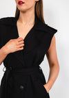 Seventy1 One Size Sleeveless Blazer Dress, Black