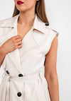 Seventy1 One Size Sleeveless Blazer Dress, Beige