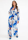 Seventy1 One Size Shirt & Trouser Two Piece, Blue Multi
