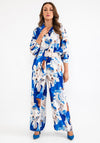 Seventy1 One Size Shirt & Trouser Two Piece, Blue Multi