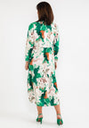 Seventy1 One Size Print Smock Maxi Dress, Green Multi