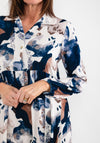 Seventy1 One Size Print Smock Maxi Dress, Navy Multi