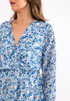 Seventy1 One Size Ditsy Floral Mini Dress, Blue
