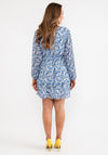 Seventy1 One Size Ditsy Floral Mini Dress, Blue