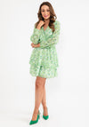 Seventy1 One Size Ditsy Floral Mini Dress, Green
