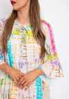 Serafina Collection Abstract Print Mini Dress, Multi