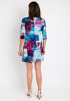 Serafina Collection Shift Mini Dress, Blue Multi