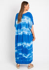 Serafina Collection One Size Tie Dye Maxi Dress, Blue