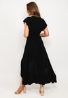 Seventy1 One Size Tiered Maxi Dress, Black