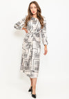 Kate Cooper Print Gater Dress