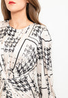 Kate Cooper Print Gater Dress