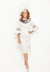 Lizabella Dress, Silver