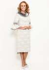 Lizabella Dress, Silver