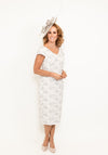 Lizabella Dress, Blush Pink & Silver