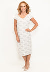 Lizabella Dress, Blush Pink & Silver