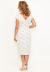 Lizabella Dress, Blush Pink & Silver